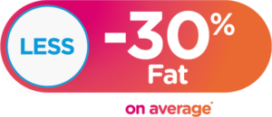 icon - 30 percent less fat